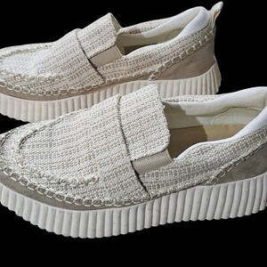 Dolce Vita Cream Textured Flats